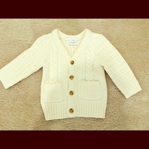 Hanna Andersson toddler cable knit  sweater